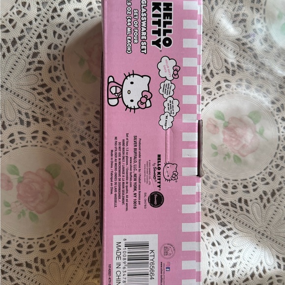 Hello Kitty Pink Glassware Set - Picture 2 of 3